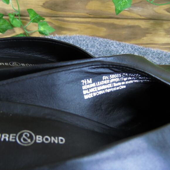 Treasure & Bond Women's Mule Black Leather Pump 7.5 Medium Gently Used 2025 - Picture 4 of 7